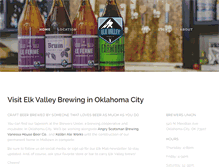 Tablet Screenshot of elkvalleybrew.com